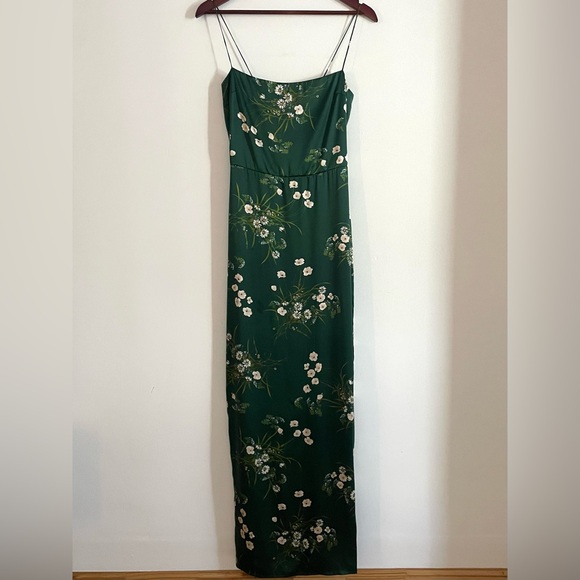 Reformation Silk Frankie Dress in Buena - Picture 2 of 9